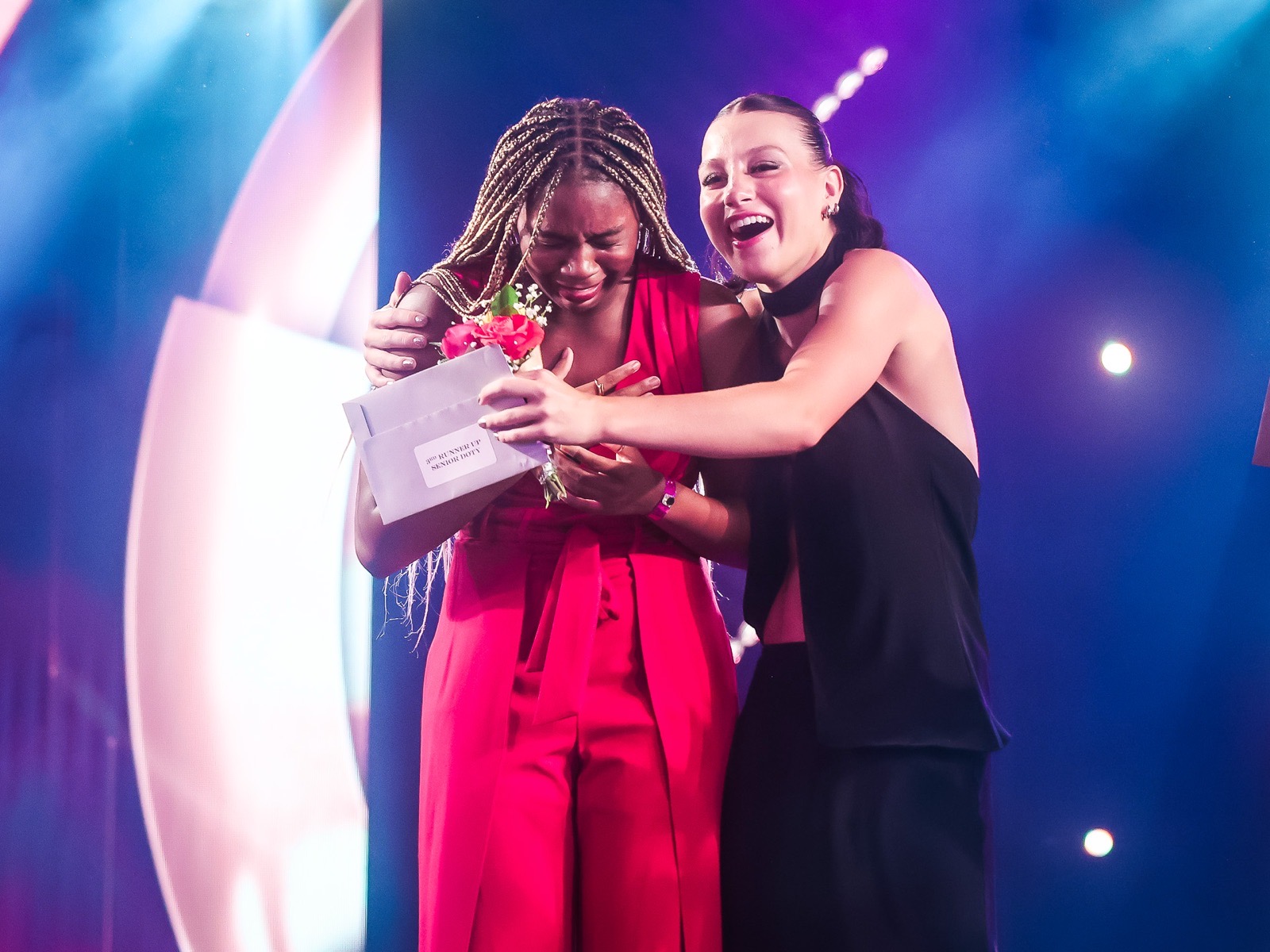 Dancer of the Year winner crying tears of joy