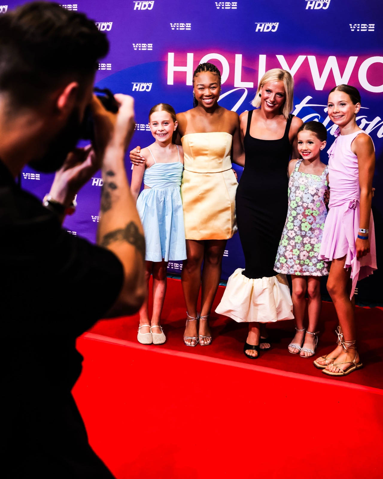 Dancers on the red carpet